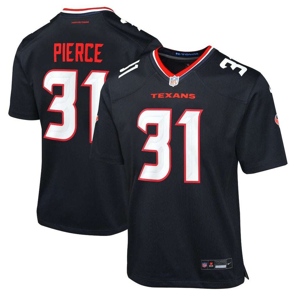 Houston Texans Nike Dameon Pierce  Youth Game Jersey