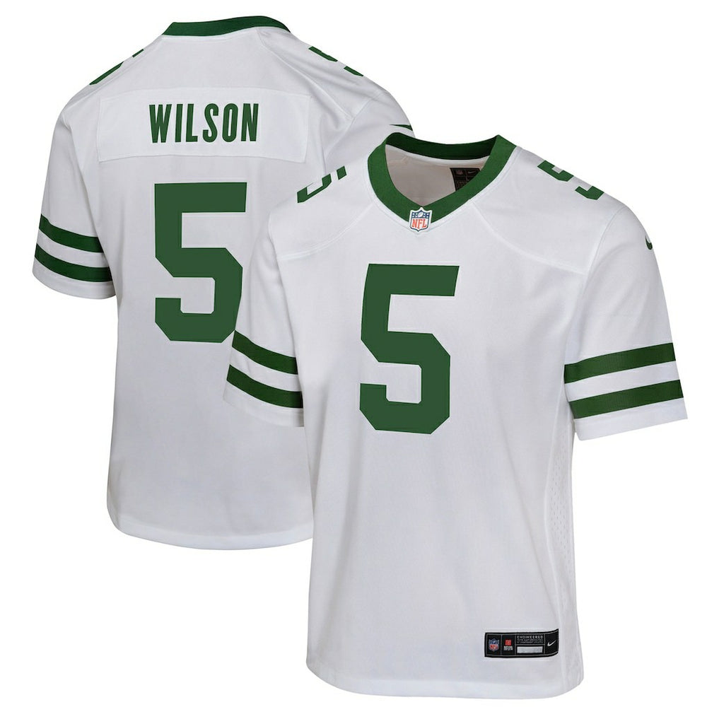 New York Jets Nike Garrett Wilson  Youth Game Jersey