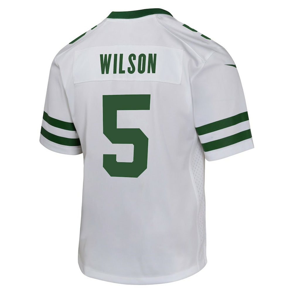 New York Jets Nike Garrett Wilson  Youth Game Jersey