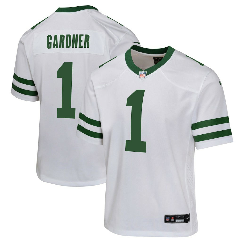 New York Jets Nike Ahmad Sauce Gardner  Youth Game Jersey