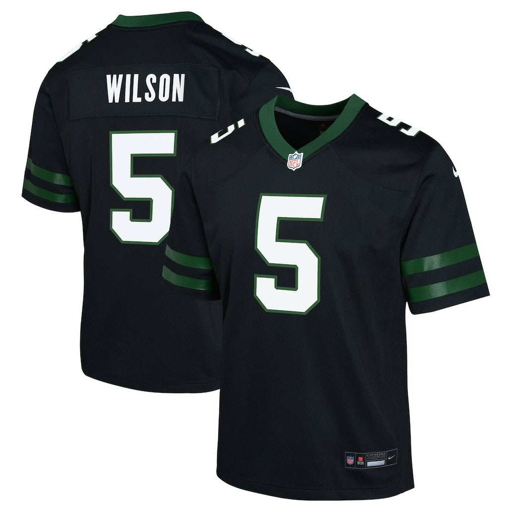 New York Jets Nike Garrett Wilson  Youth Game Jersey