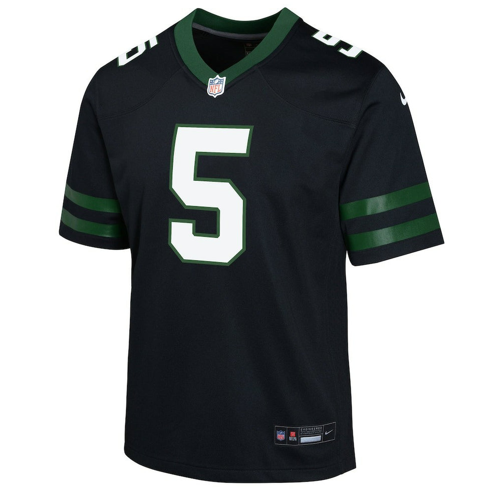 New York Jets Nike Garrett Wilson  Youth Game Jersey