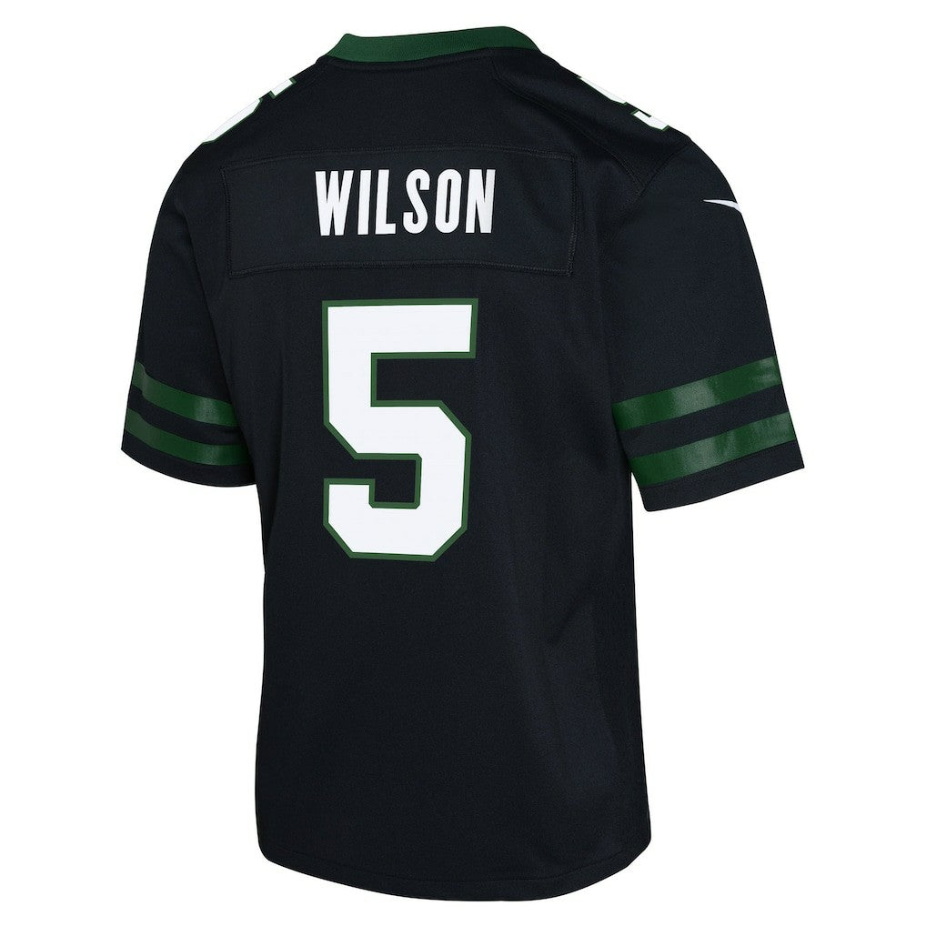 New York Jets Nike Garrett Wilson  Youth Game Jersey