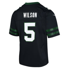 New York Jets Nike Garrett Wilson  Youth Game Jersey