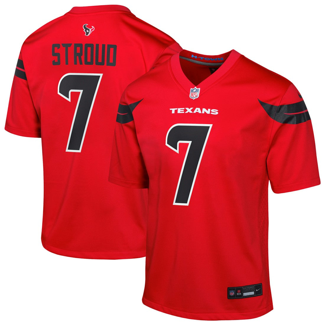 Houston Texans Nike C.J. Stroud  Youth Game Jersey