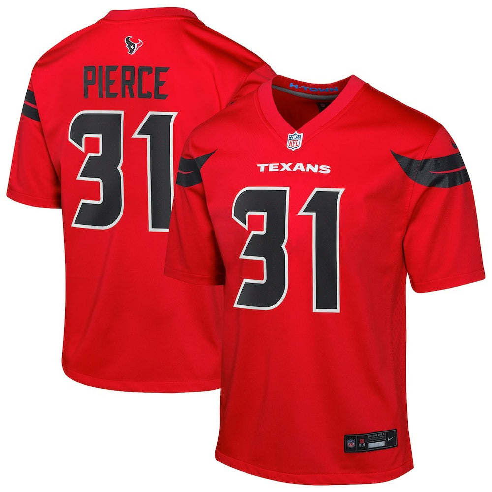 Houston Texans Nike Dameon Pierce  Youth Game Jersey