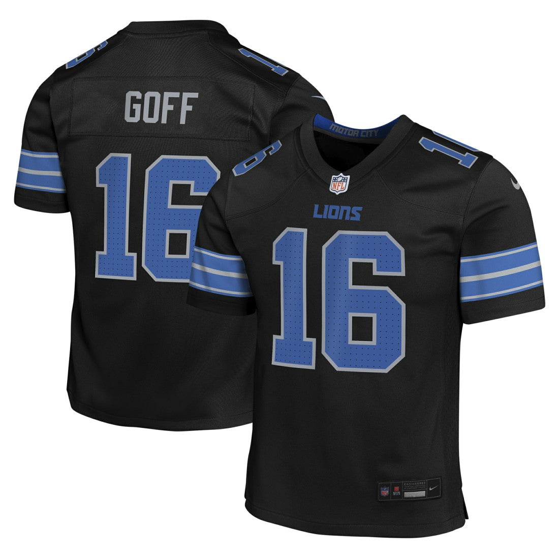 Detroit Lions Nike Jared Goff  Youth Game Jersey