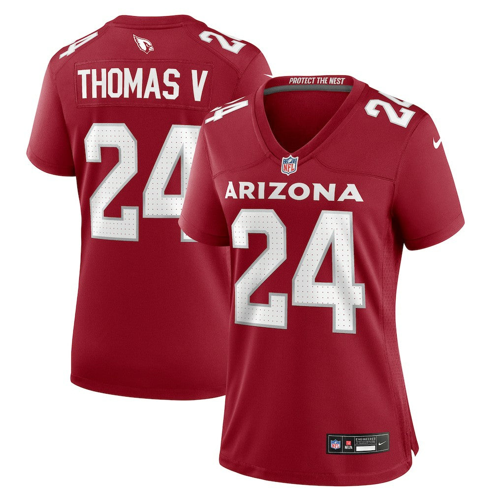 Arizona Cardinals Nike Starling Thomas V  Women's Team Game Jersey