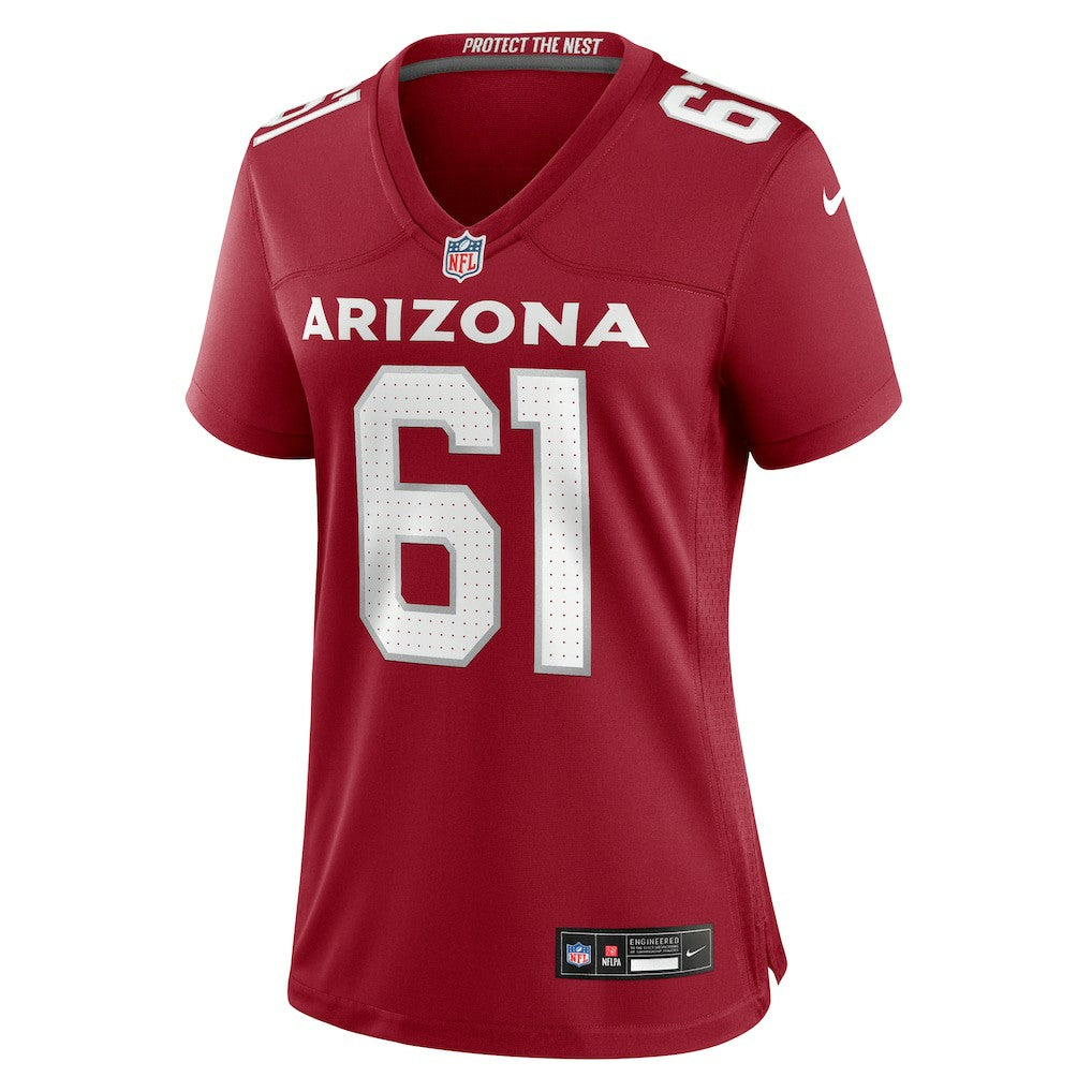 Arizona Cardinals Nike Carter O'Donnell  Women's Team Game Jersey