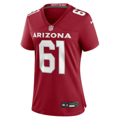 Arizona Cardinals Nike Carter O'Donnell  Women's Team Game Jersey