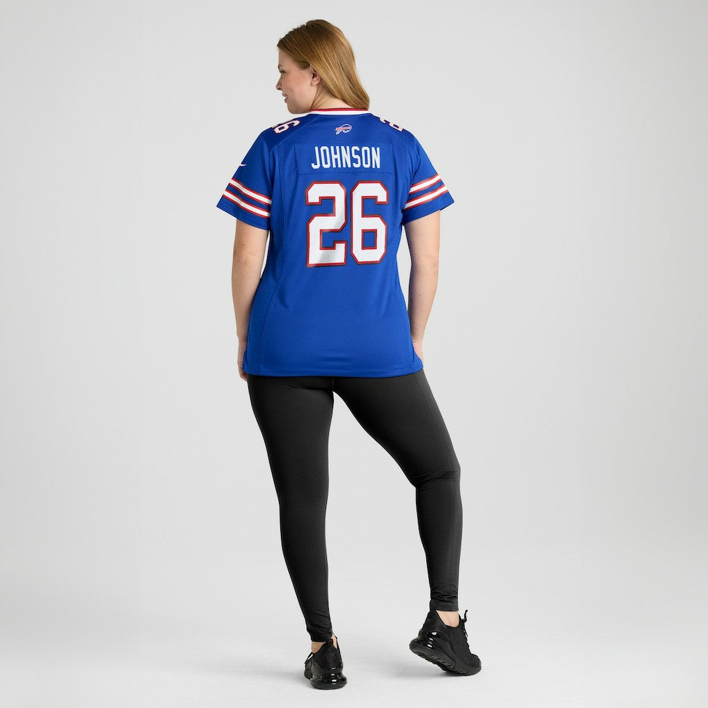 Buffalo Bills Nike Ty Johnson  Women's Team Game Jersey