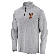 San Francisco Giants Profile Big & Tall Raglan Quarter-Zip Top | MLB Outlet