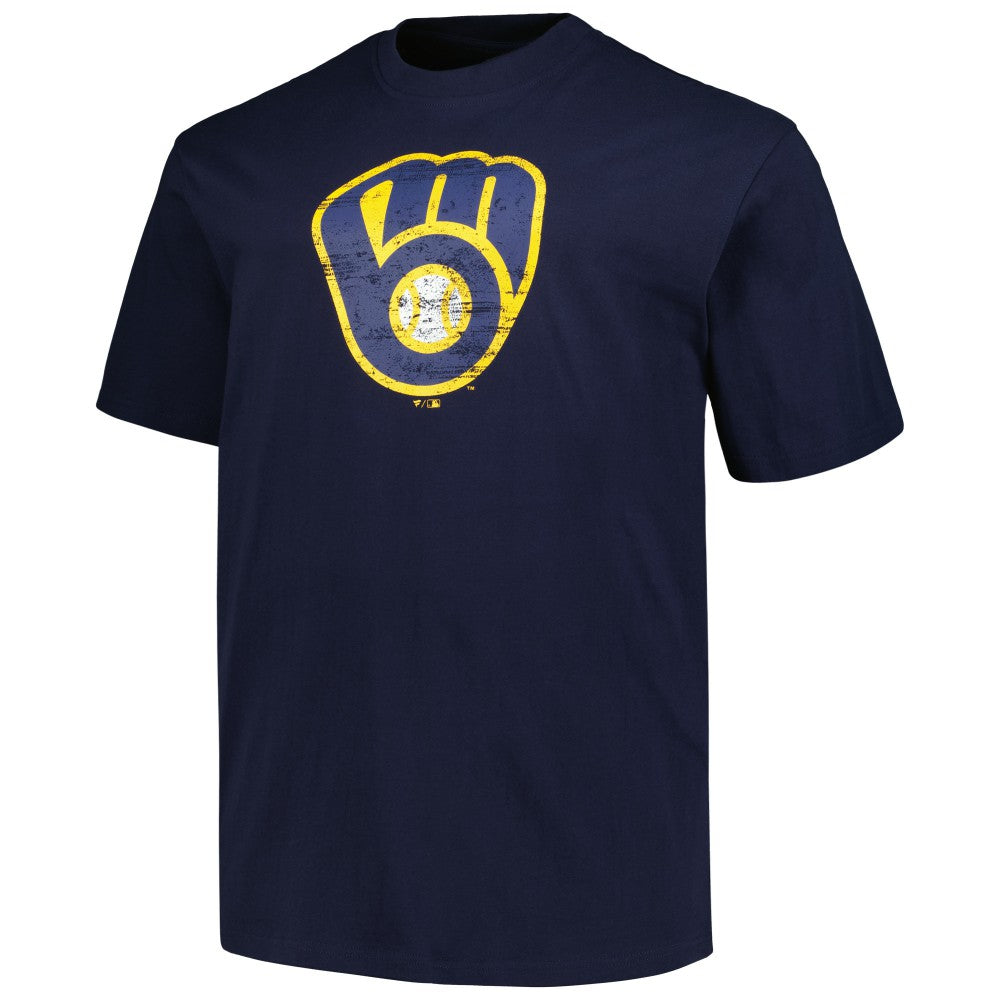 Milwaukee Brewers Profile Big & Tall Primary Logo T-Shirt | MLB Online