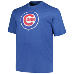 Chicago Cubs Profile Big & Tall Weathered Logo T-Shirt | MLB Outlet