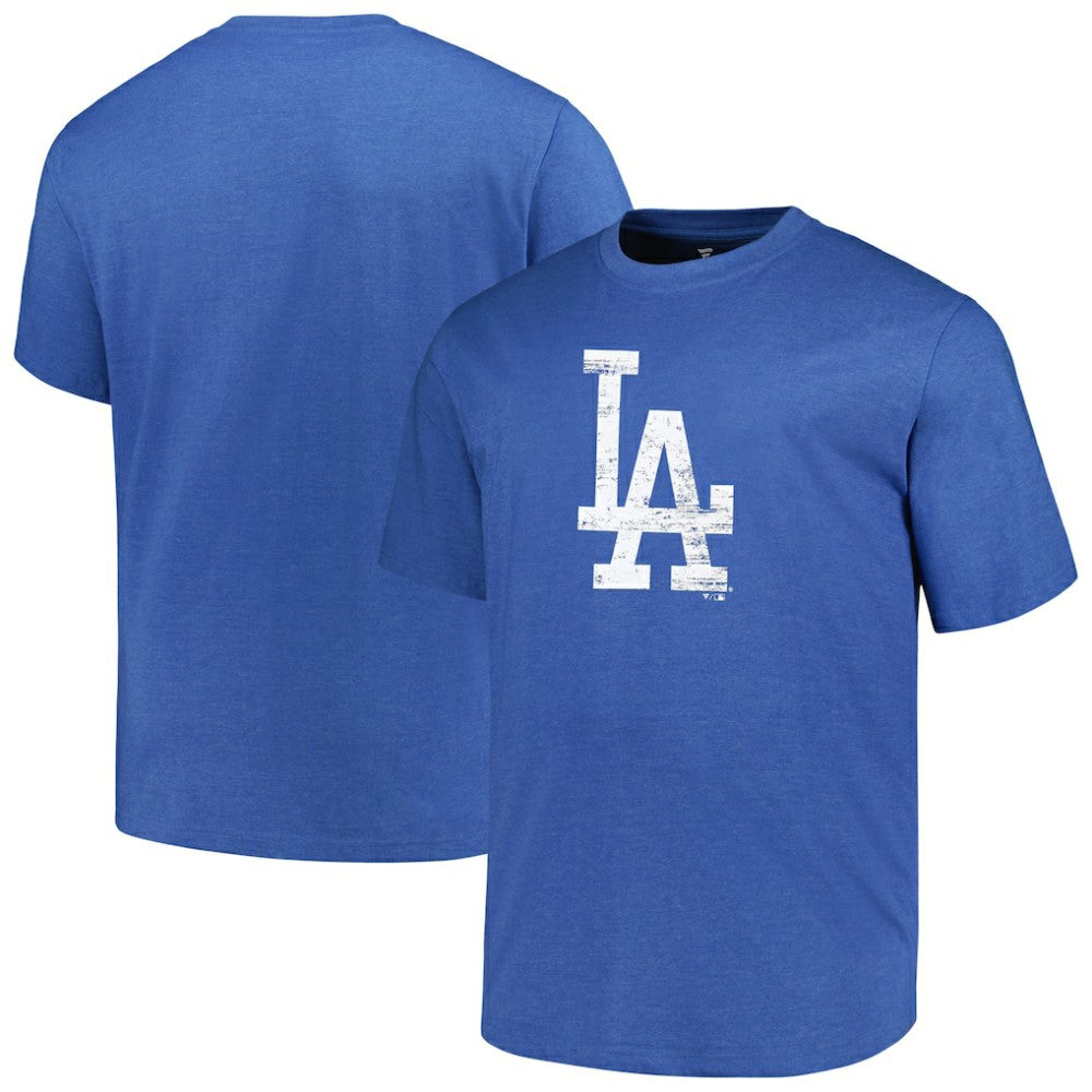 Los Angeles Dodgers Profile Big & Tall Weathered Logo T-Shirt | MLB New