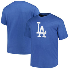 Los Angeles Dodgers Profile Big & Tall Weathered Logo T-Shirt | MLB New