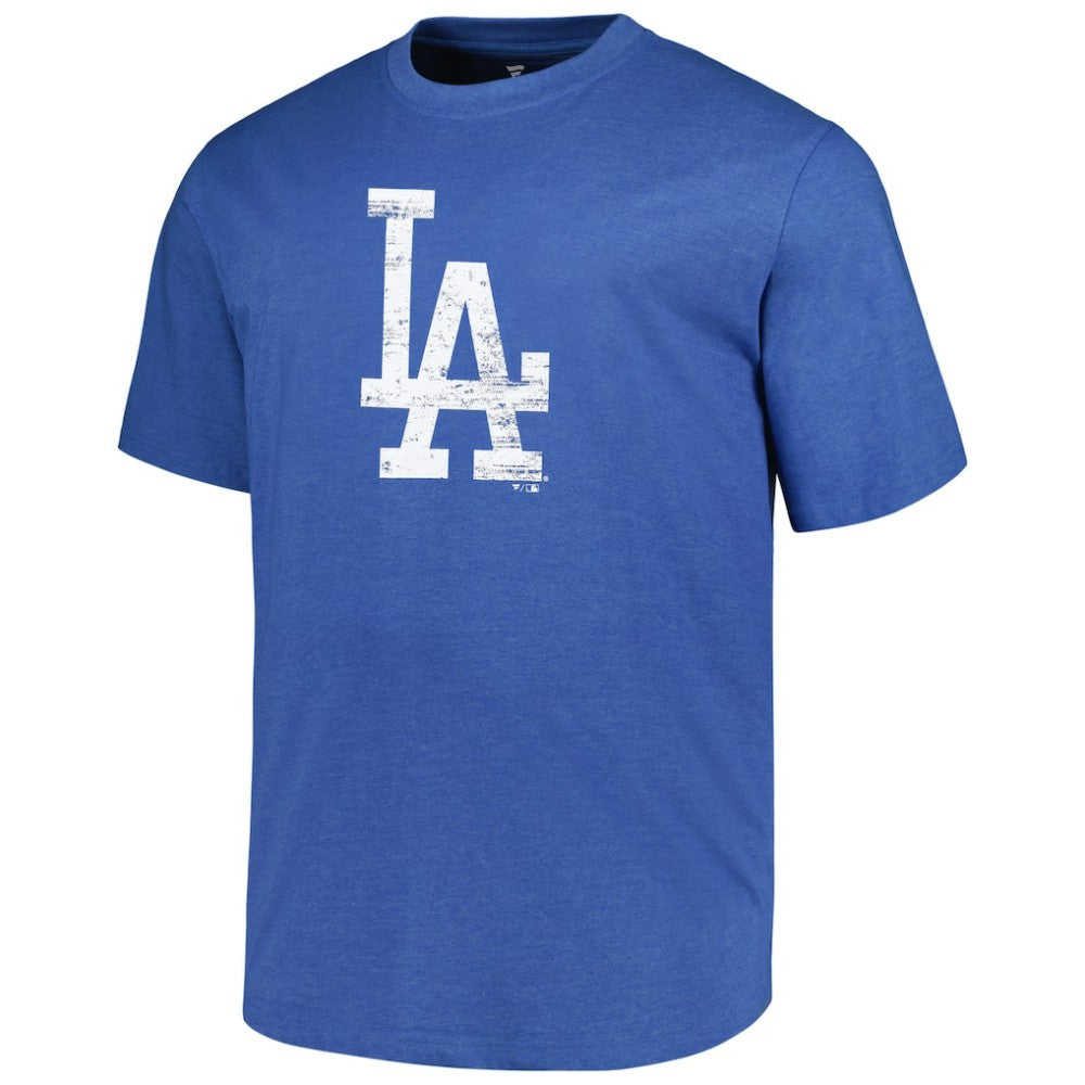 Los Angeles Dodgers Profile Big & Tall Weathered Logo T-Shirt | MLB New