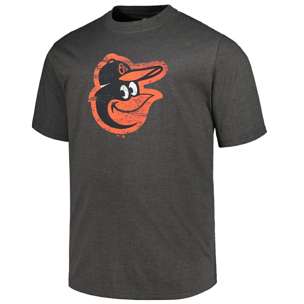 Baltimore Orioles Profile Big & Tall Weathered Logo T-Shirt | MLB New