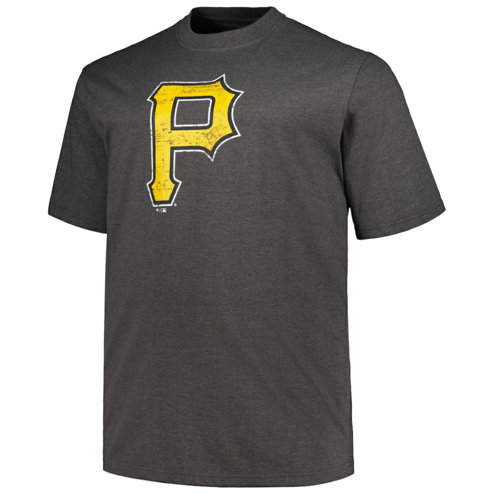 Pittsburgh Pirates Profile Big & Tall Weathered Logo T-Shirt | MLB Online