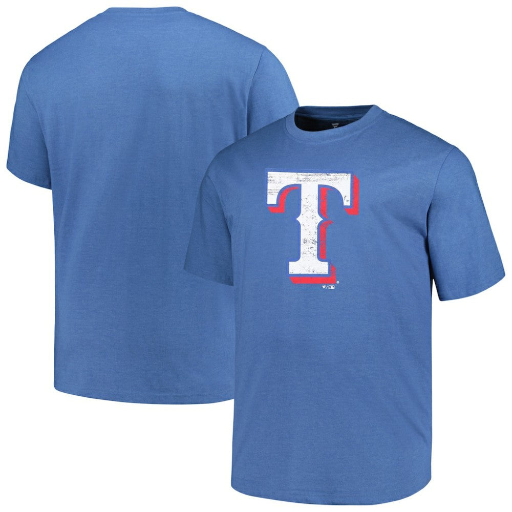 Texas Rangers Profile Big & Tall Weathered Logo T-Shirt | MLB For sale