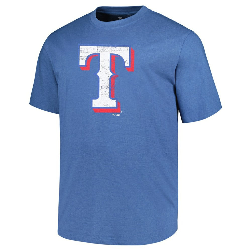 Texas Rangers Profile Big & Tall Weathered Logo T-Shirt | MLB For sale