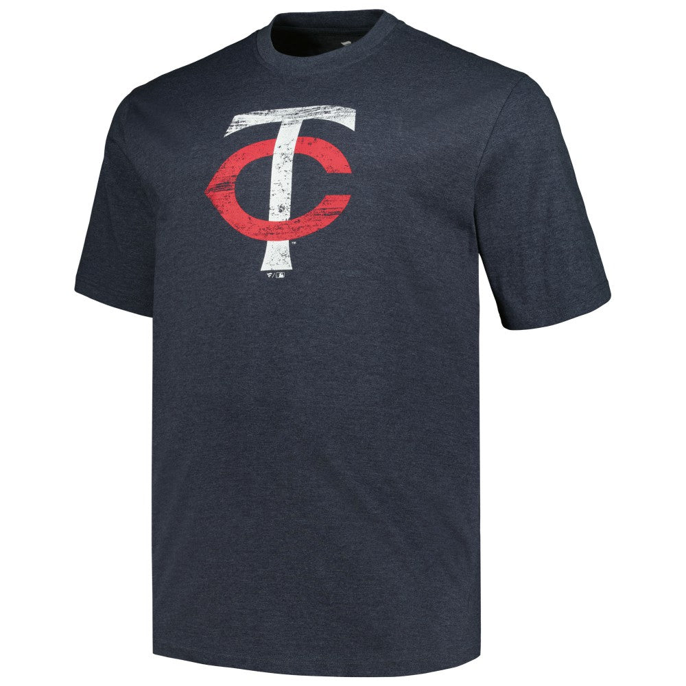 Minnesota Twins Profile Big & Tall Weathered Logo T-Shirt | MLB On Sale