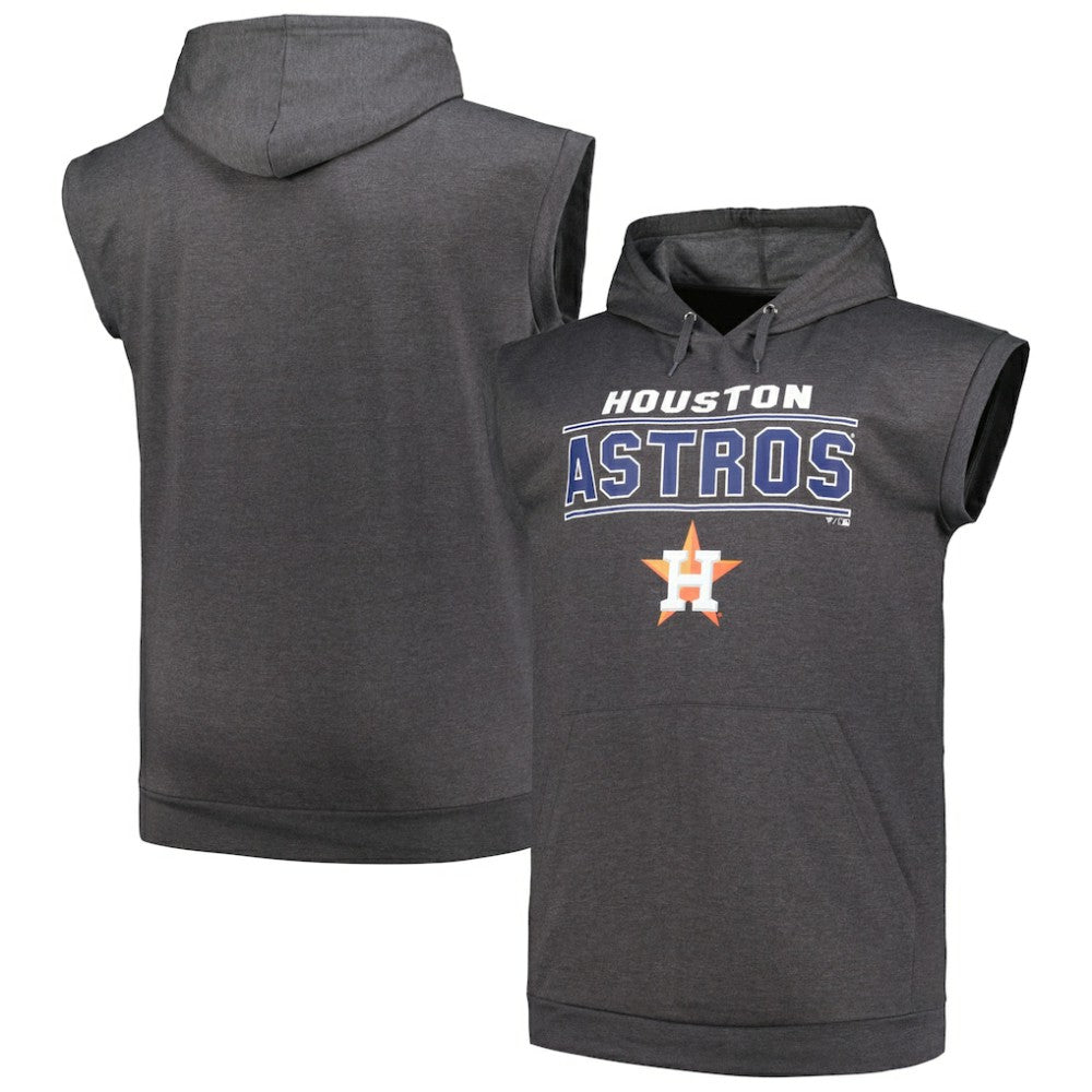 Houston Astros Profile Big & Tall Muscle Sleeveless Pullover Hoodie | MLB Online