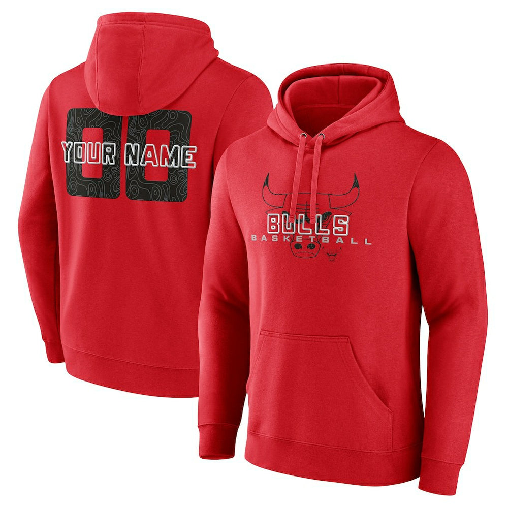 Chicago Bulls Stellar Personalized Name & Number Pullover Hoodie Online