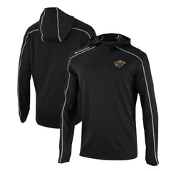 Minnesota Wild Columbia Omni-Wick Shotgun Long Sleeve Hoodie T-Shirt On Sale
