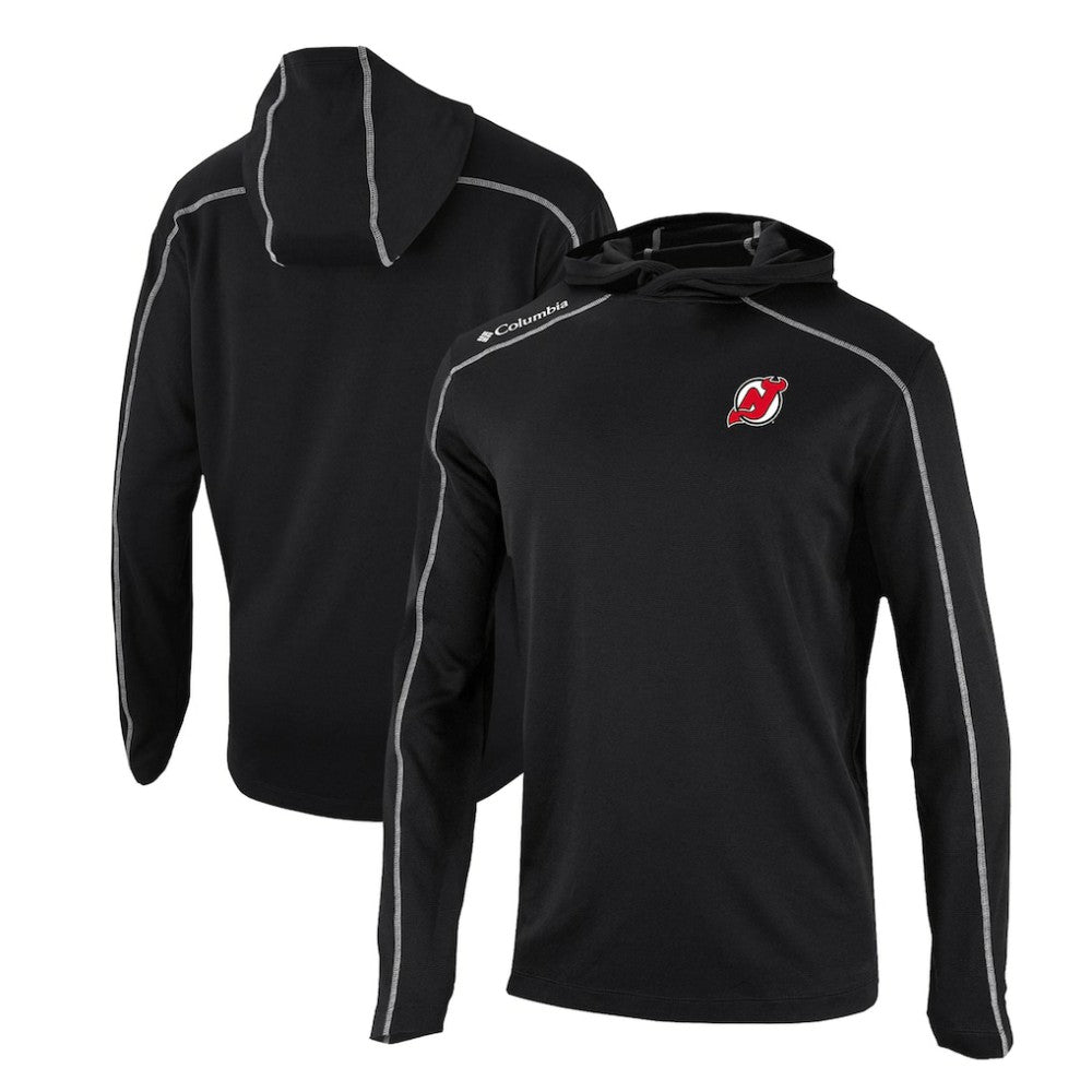 New Jersey Devils Columbia Omni-Wick Shotgun Long Sleeve Hoodie T-Shirt Sale