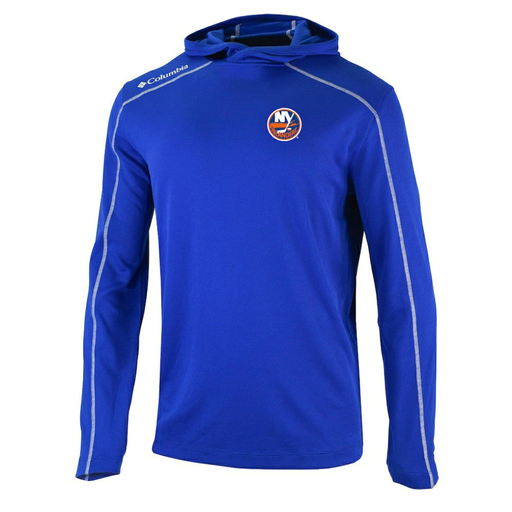 New York Islanders Columbia Omni-Wick Shotgun Long Sleeve Hoodie T-Shirt Sale