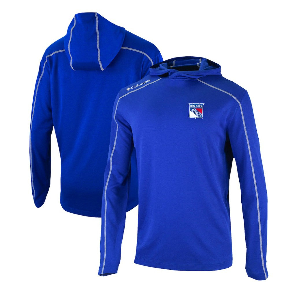 New York Rangers Columbia Omni-Wick Shotgun Long Sleeve Hoodie T-Shirt Online