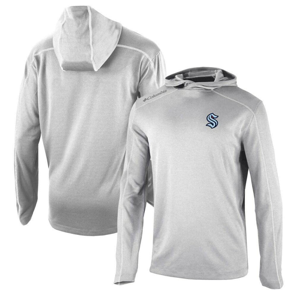 Seattle Kraken Columbia Omni-Wick Shotgun Long Sleeve Hoodie T-Shirt Outlet