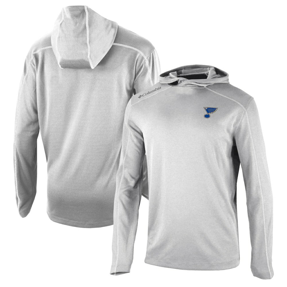 St. Louis Blues Columbia Omni-Wick Shotgun Long Sleeve Hoodie T-Shirt Discount