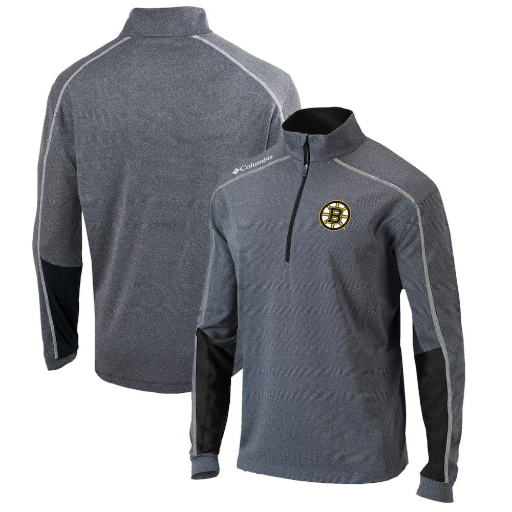 Boston Bruins Columbia Omni-Wick Shotgun 2.0 Quarter-Zip Pullover Top Online