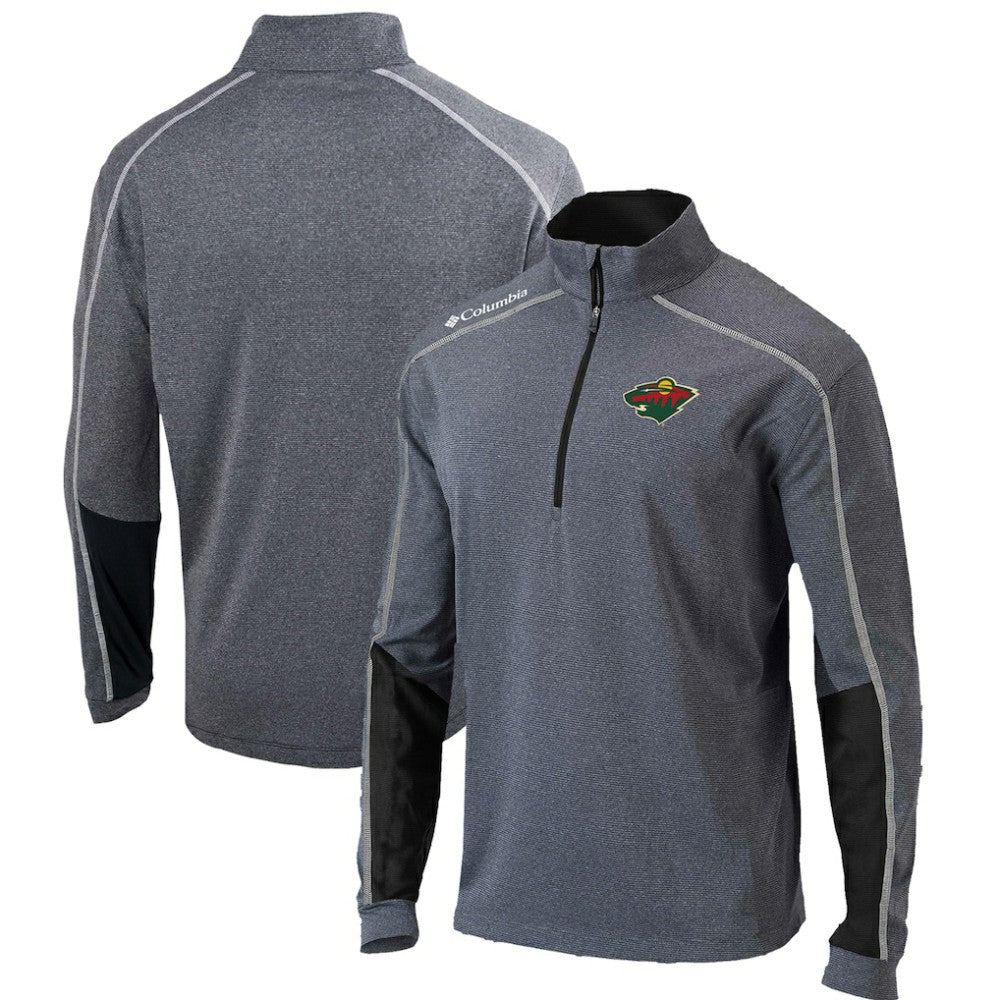 Minnesota Wild Columbia Omni-Wick Shotgun 2.0 Quarter-Zip Pullover Top Discount