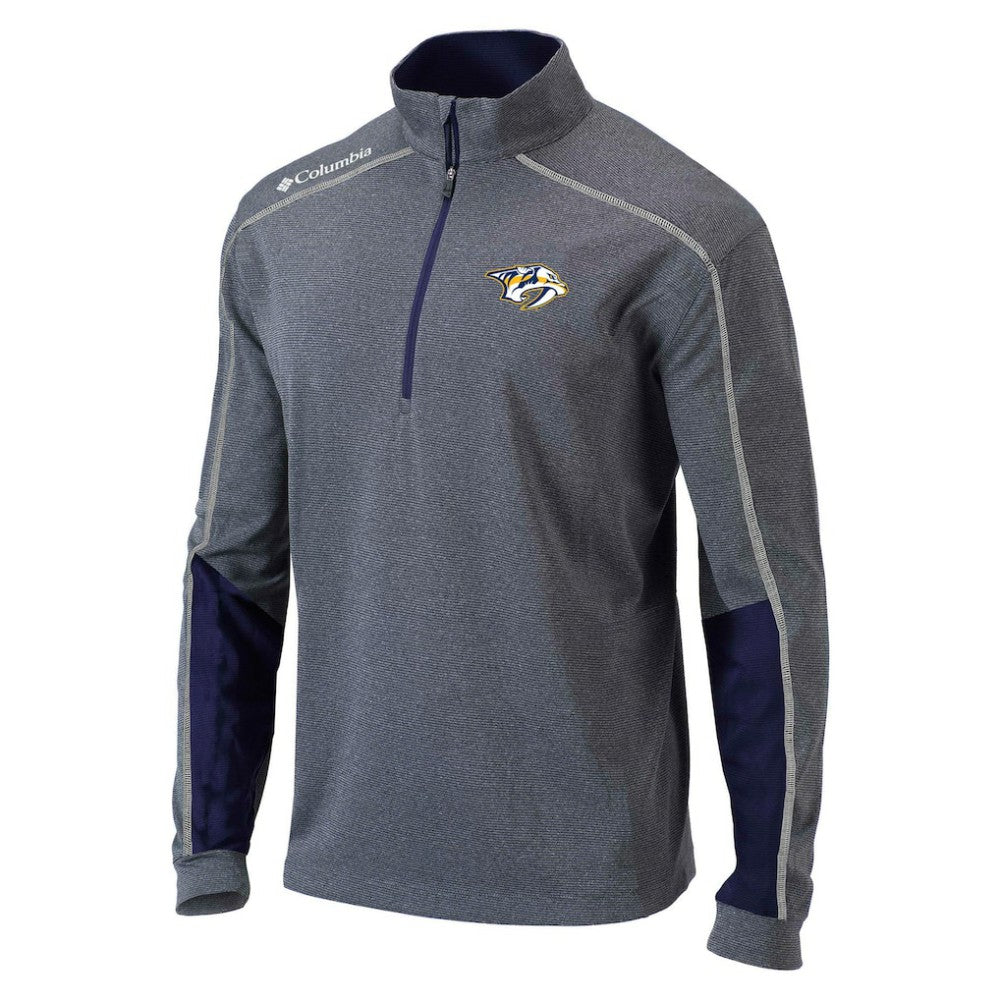 Nashville Predators Columbia Omni-Wick Shotgun 2.0 Quarter-Zip Pullover Top On Sale