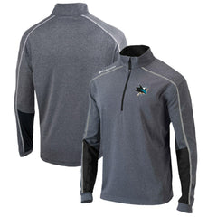 San Jose Sharks Columbia Omni-Wick Shotgun 2.0 Quarter-Zip Pullover Top Sale