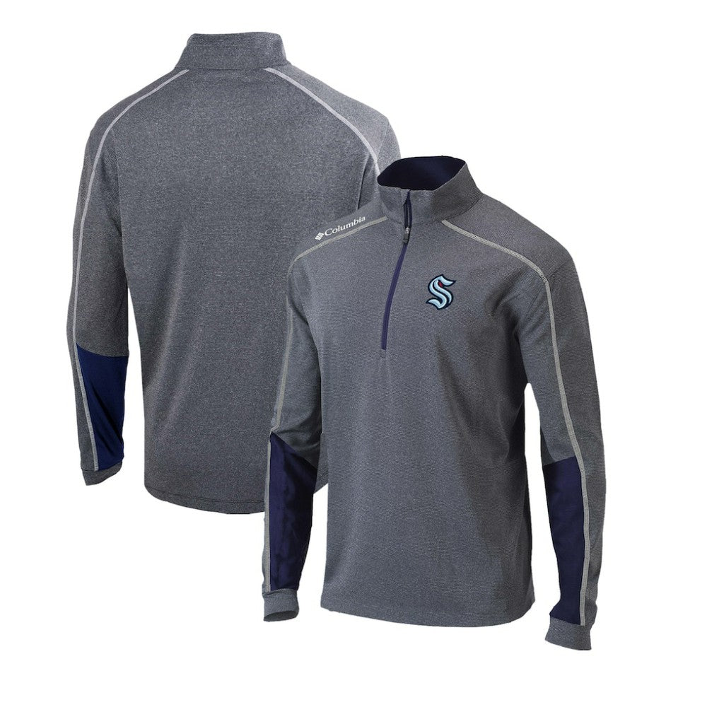 Seattle Kraken Columbia Omni-Wick Shotgun 2.0 Quarter-Zip Pullover Top Discount