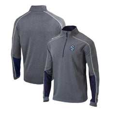 Seattle Kraken Columbia Omni-Wick Shotgun 2.0 Quarter-Zip Pullover Top Discount