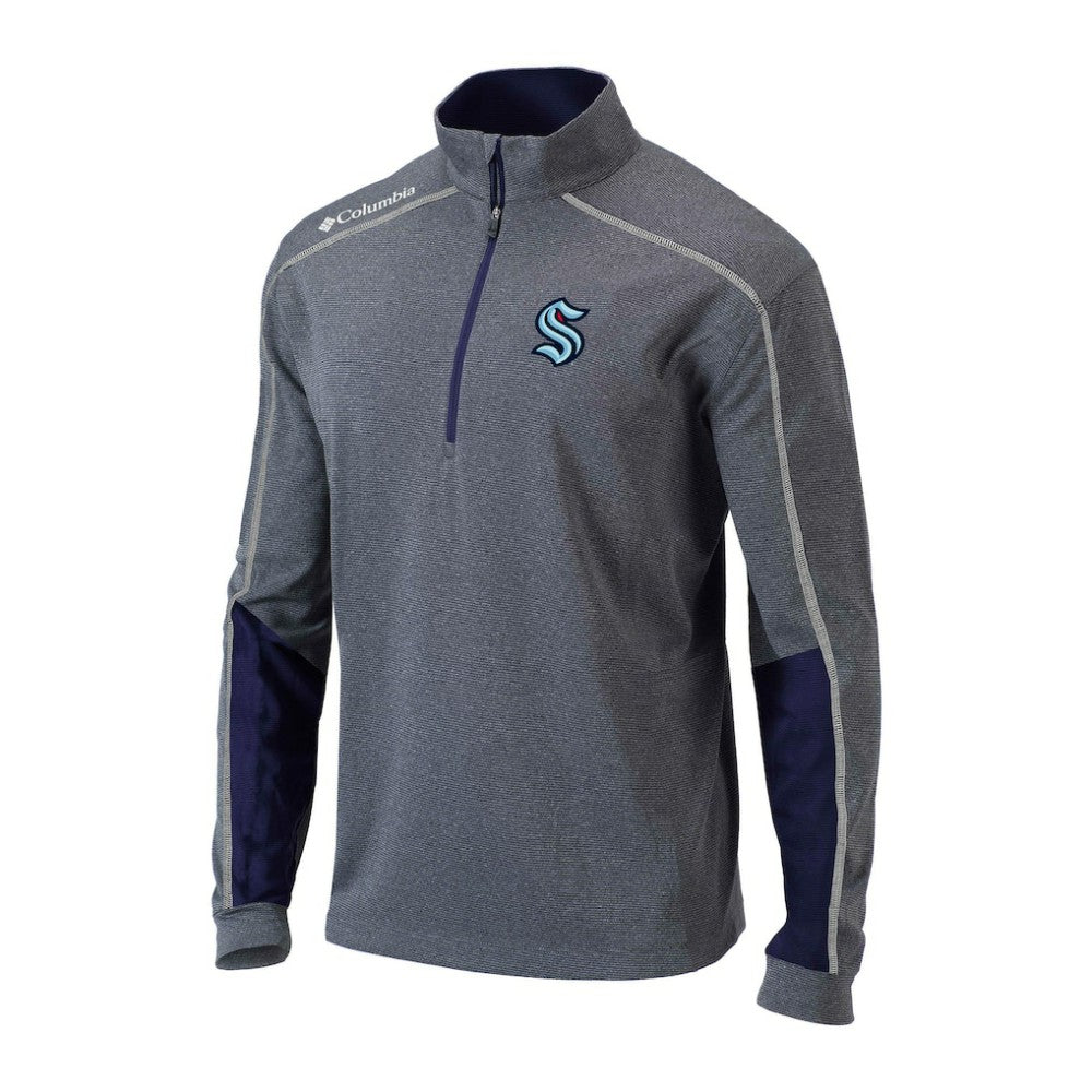 Seattle Kraken Columbia Omni-Wick Shotgun 2.0 Quarter-Zip Pullover Top Discount