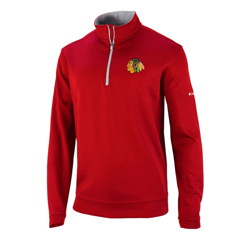 Chicago Blackhawks Columbia Omni-Wick Wickhams Hills Half-Zip Pullover Top For Sale