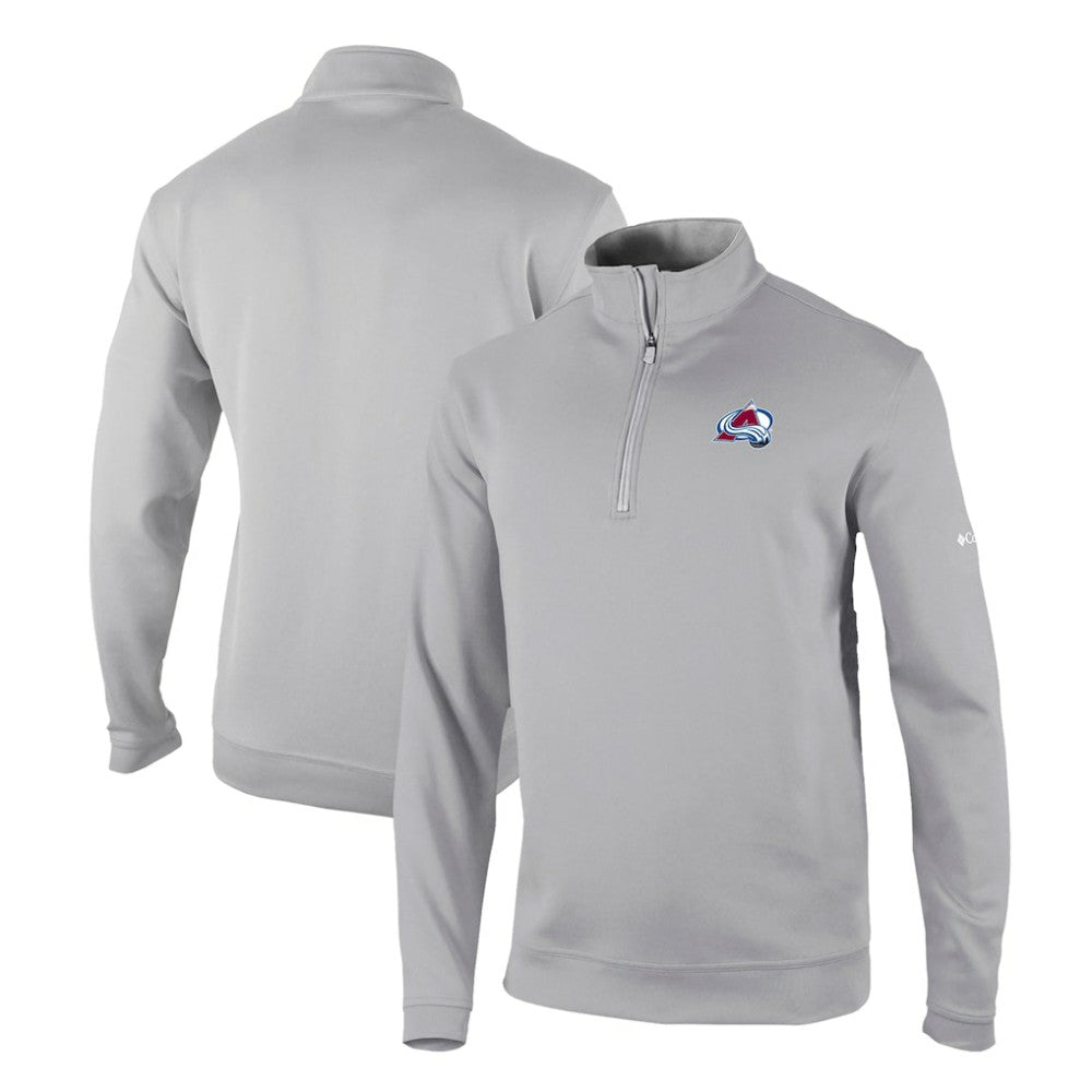 Colorado Avalanche Columbia Omni-Wick Wickhams Hills Half-Zip Pullover Top For Sale