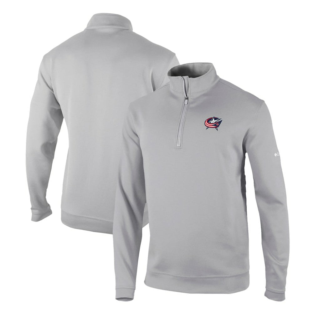 Columbus Blue Jackets Columbia Omni-Wick Wickhams Hills Half-Zip Pullover Top Outlet
