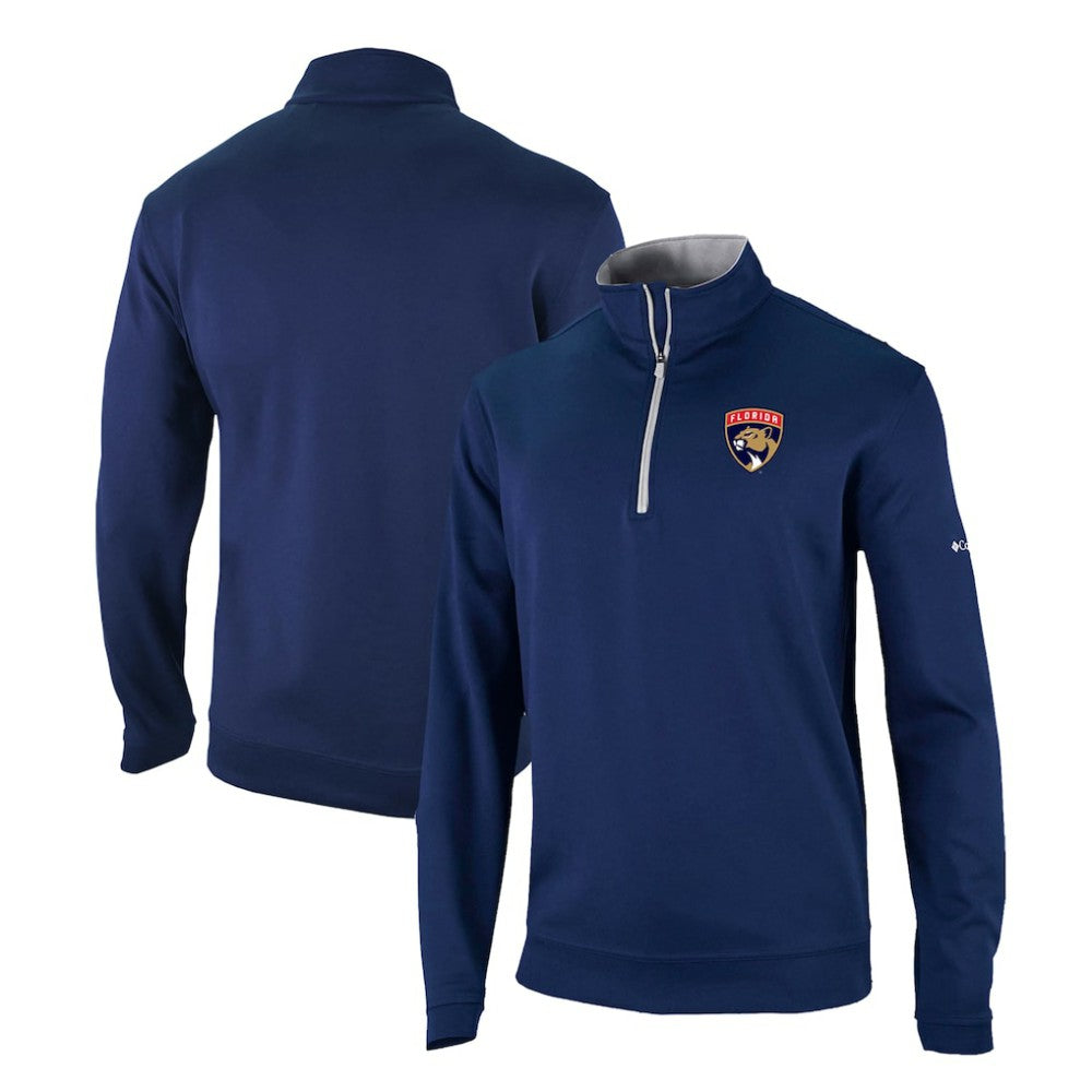 Florida Panthers Columbia Omni-Wick Wickhams Hills Half-Zip Pullover Top On Sale