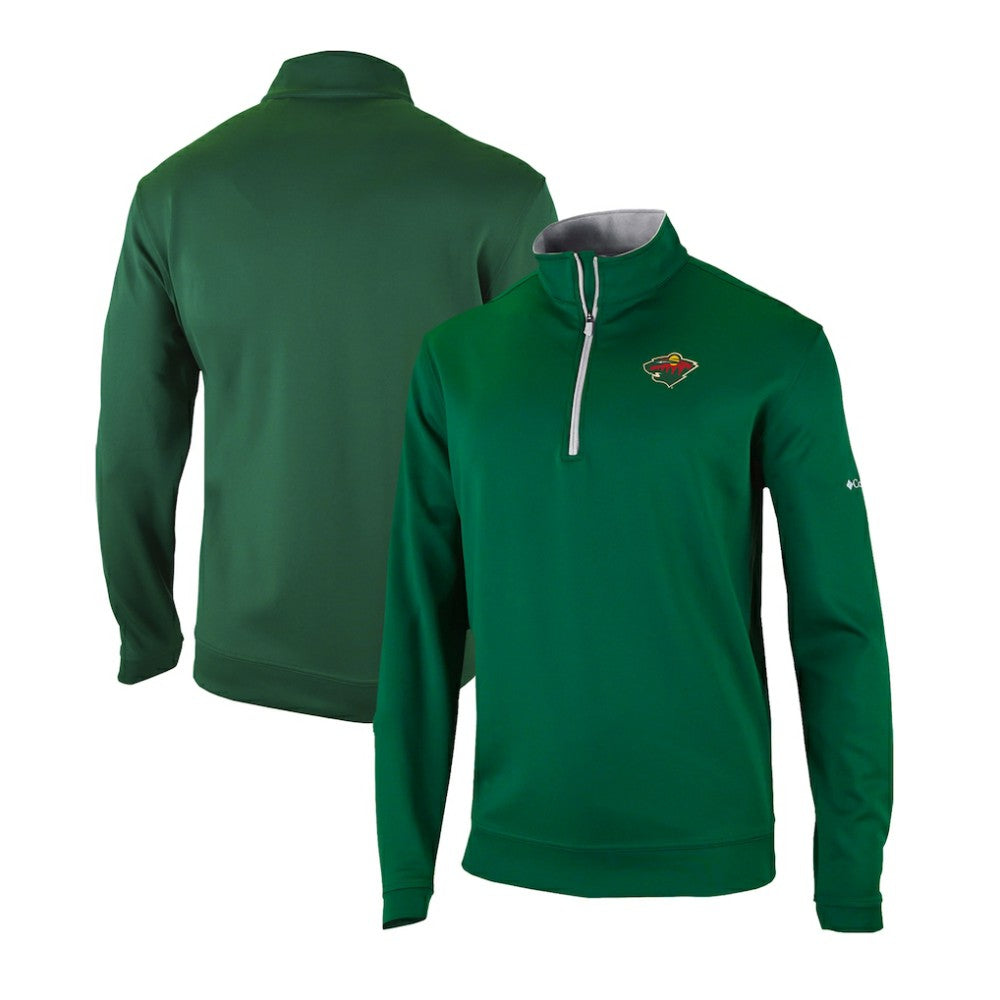 Minnesota Wild Columbia Omni-Wick Wickhams Hills Half-Zip Pullover Top Outlet