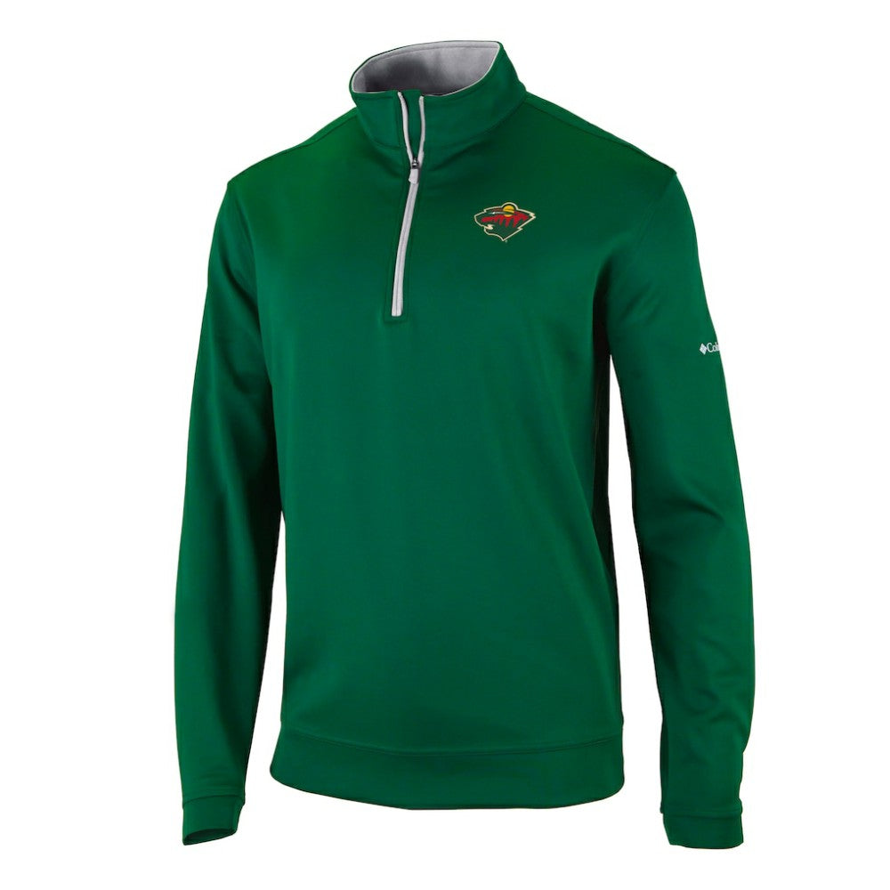 Minnesota Wild Columbia Omni-Wick Wickhams Hills Half-Zip Pullover Top Outlet
