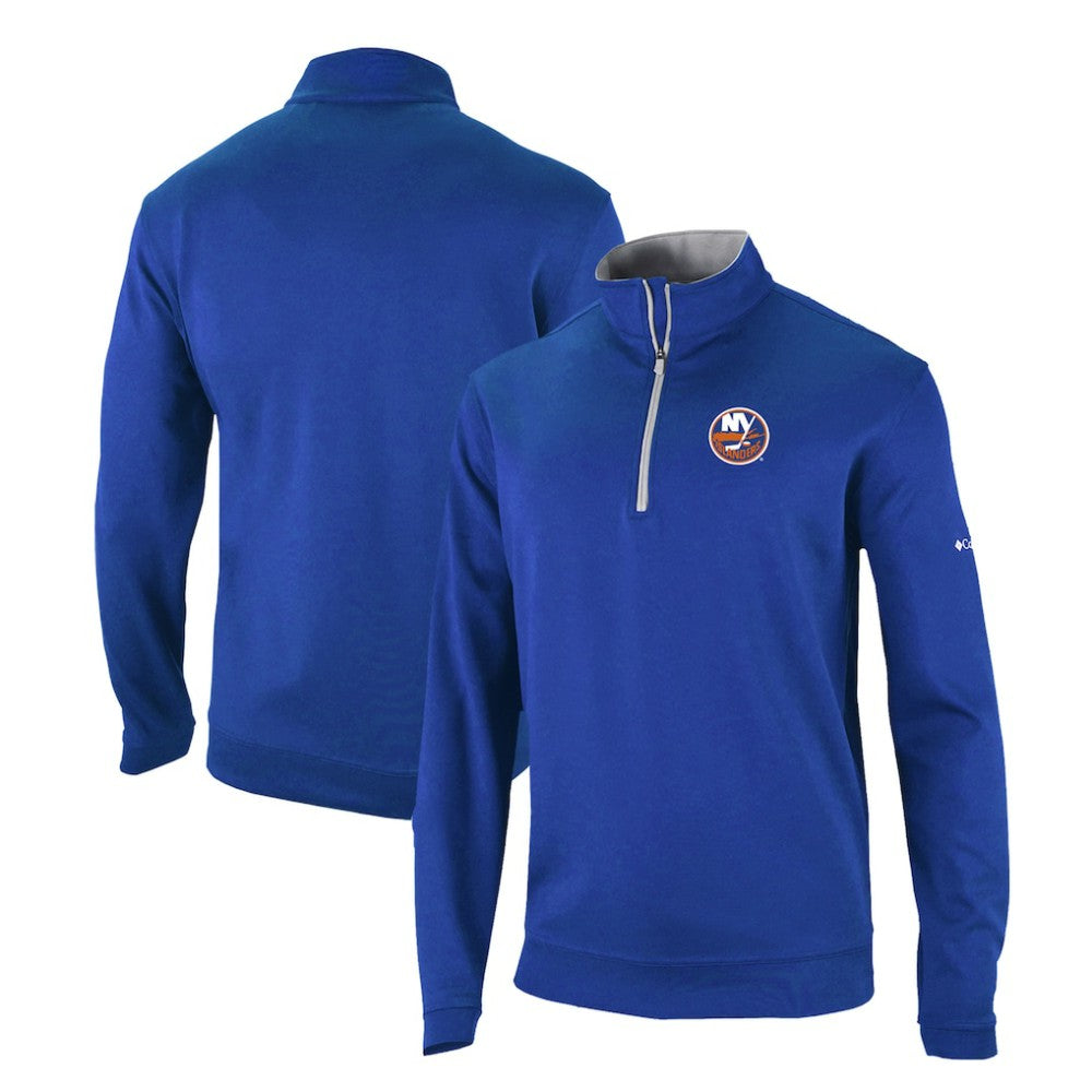 New York Islanders Columbia Omni-Wick Wickhams Hills Half-Zip Pullover Top For Sale