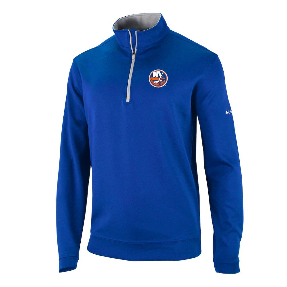 New York Islanders Columbia Omni-Wick Wickhams Hills Half-Zip Pullover Top For Sale