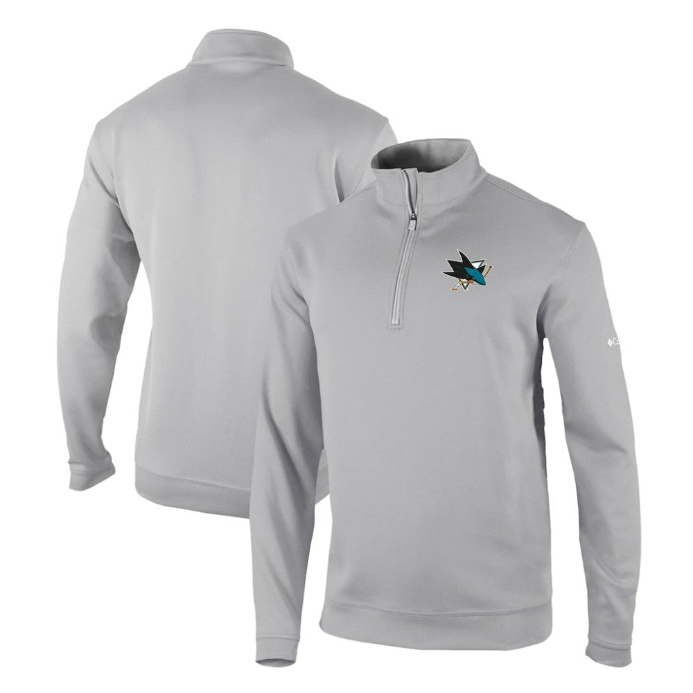 San Jose Sharks Columbia Omni-Wick Wickhams Hills Half-Zip Pullover Top Outlet
